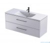 Oristo Lagom szafka podumywalkowa wisząca 120x50x45 Biały Mat OR53-SD2S-120-2